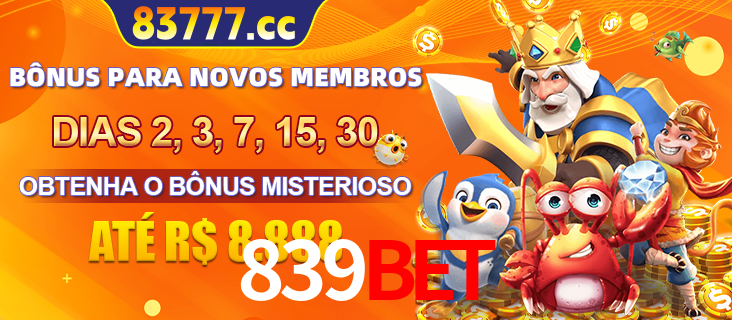 Anúncio dos benefícios para Membro VIP Sênior na plataforma 839BET, incluindo bônus promocionais, semanais e mensais, ilustrado com o personagem Fortune Tiger.